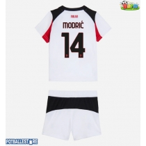 AC Milan Luka Modric #14 Bortedraktsett Barn 2025-26 Kortermet (+ Korte bukser)